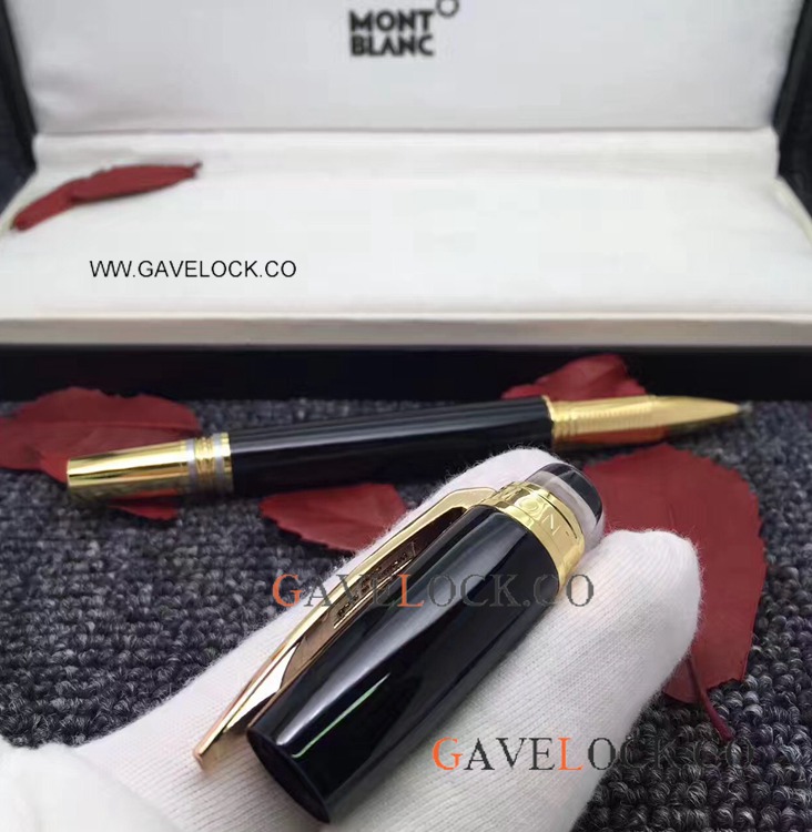 Starwalker Black&Gold Rollerball Pen - Replica Pens